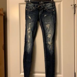 Distressed Silver Jeans